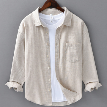 Men's Linen Shirt Relaxed Fit
