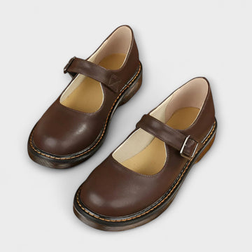 Women’s Orthopaedic Mary Jane Shoes – Buckle Strap Flats